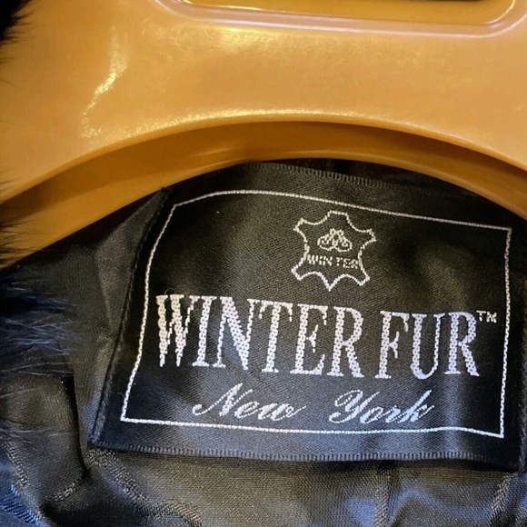 Luxurious Black Genuine FOX Fur Jacket Brand New Men's 2X - Picture 8 of 8